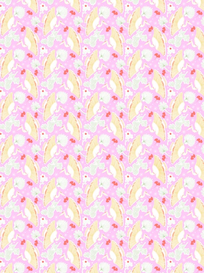 Texture Decopatch papier Kraanvogel hotfoil