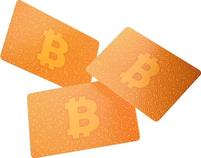 Tangem Wallet - 3 kaarten - Limited Bitcoin Edition - Hardware Wallet - NFC - Bitcoin