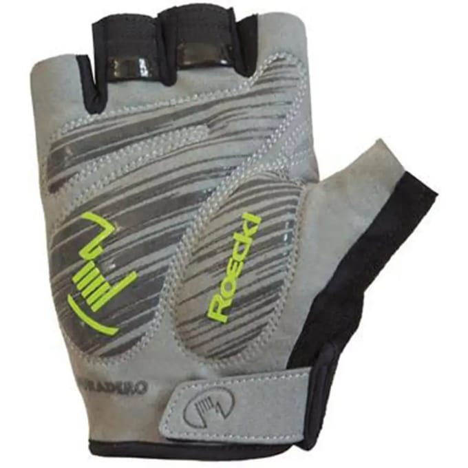 Roeckl Biel Fietshandschoenen Unisex - Wit / Zwart - Maat M/L
