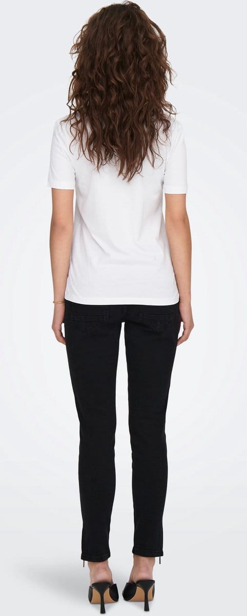 ONLY - T-shirts - Maat M - Vrouwen - Brigh White - Direct-to-Farm