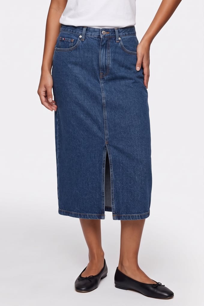 Tommy Hilfiger Denim Emi Midi Straight Emi Größe: 38 | Midiröcke Outlet | Damen