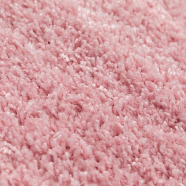 Muratap Basic shaggy vloerkleed roze hoogpolig- 240x340 cm