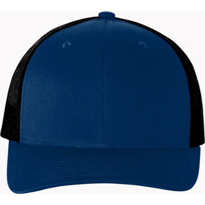 Beechfield Technische Mesh Trucker Cap (Marine / Zwart)