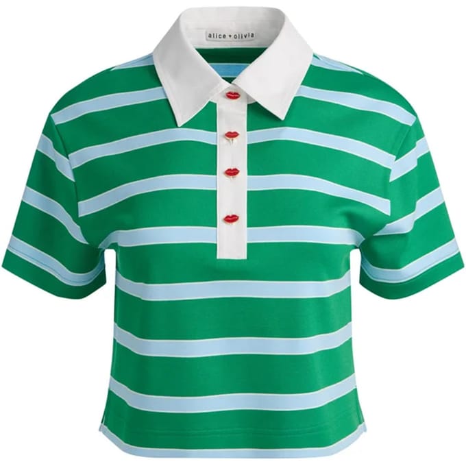 Alice + Olivia T-shirt en Polo Militare