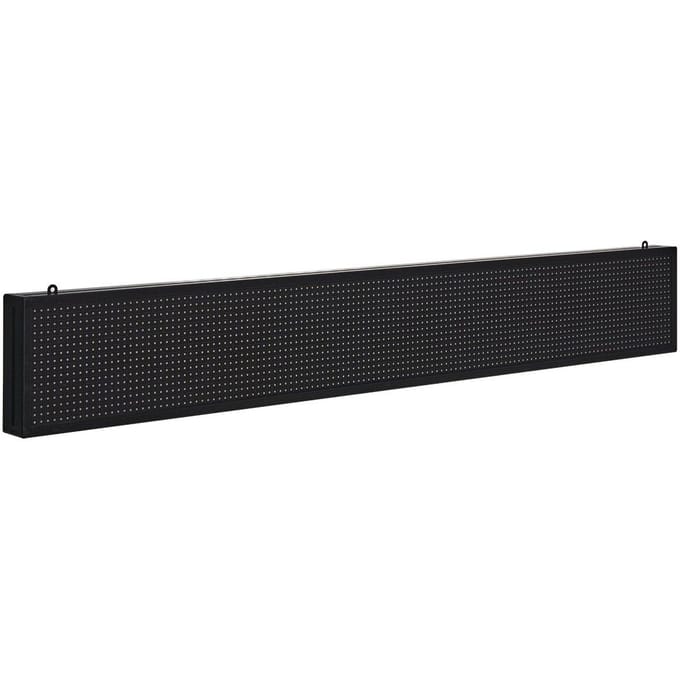 Panneau LED Programmable 52x8 pouces Affichage Numérique Défilant P10 Pleine Couleur