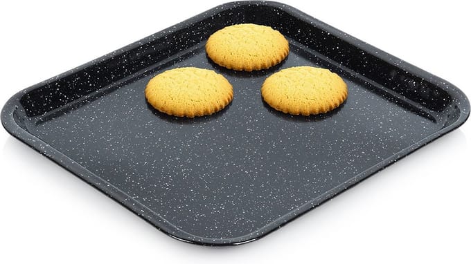 Bakplaat Geëmailleerd 41,5x37 cm - voor Bakken - voor De Oven