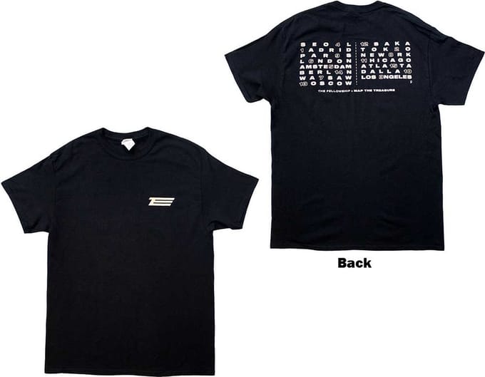 ATEEZ - Fellowship Map The Treasure Heren T-shirt - L - Zwart