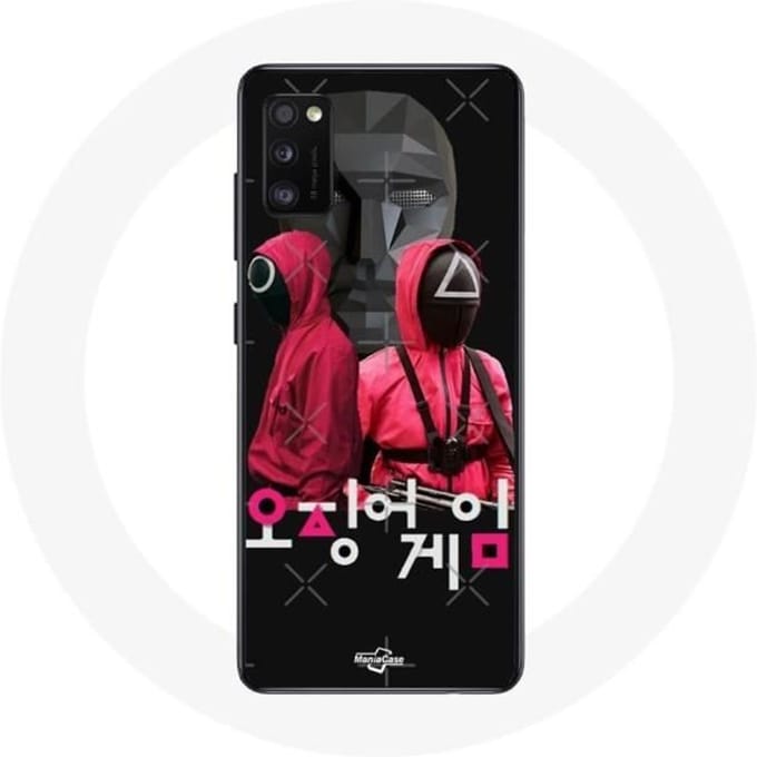 Coque pour Samsung Galaxy S20 - MANIACASE - Squid Game - Noir - Plastique - Mixte