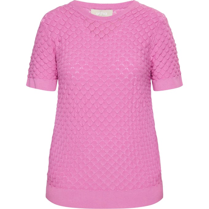 usha Gebreide trui Dames roze