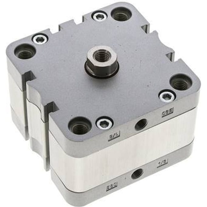 ISO 21287 Compacte Dubbelwerkende Cilinder 80-10mm - Magnetisch