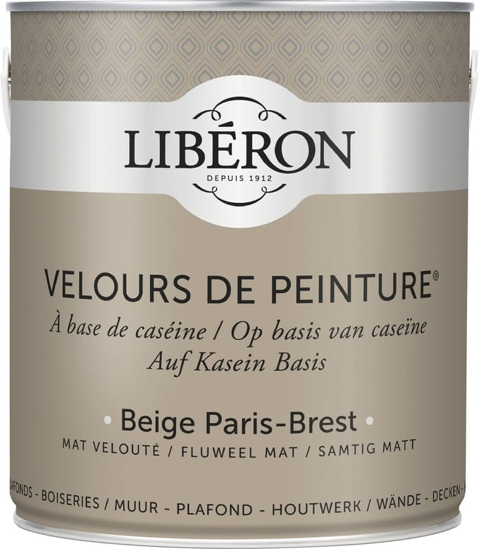 Liberon Velours De Peinture Muurverf - Mat - Beige Paris-brest - 0,5l