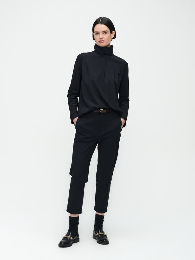 Dolche Vita Top Technical Jersey | Black - Black / S
