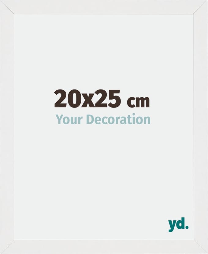 Your Decoration - Fotolijst 20x25 cm - MDF - Wit Hoogglans - Mura