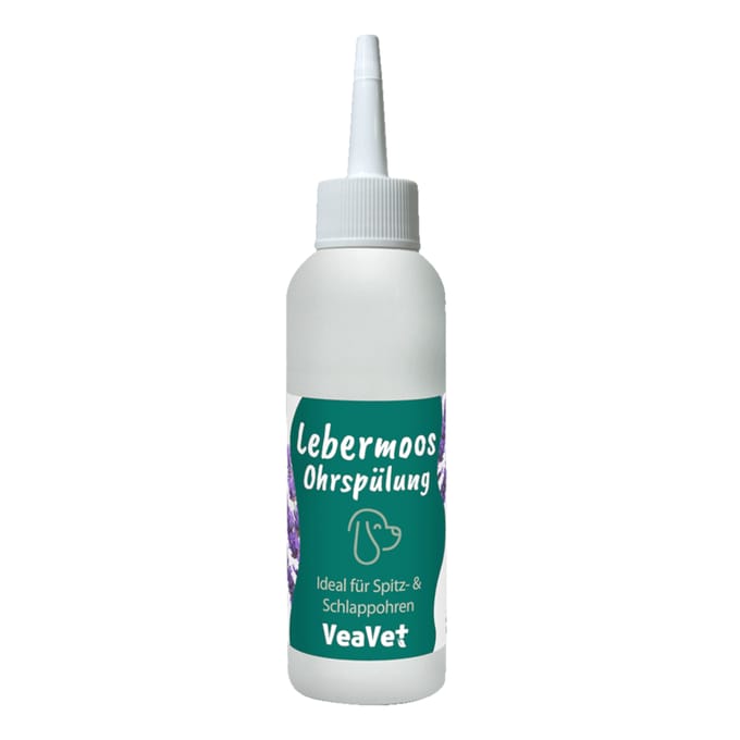 100ml VeaVet leverkruid oor spoeling voor hondenverzorging