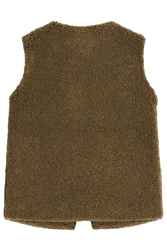 White Stuff Borg Gilet Khaki Green Größe: 3-4 | Jacken Outlet | kids | Braun
