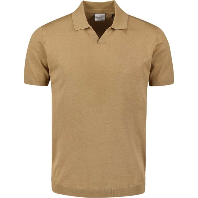 No Excess Pullover short sleeve polo v solid