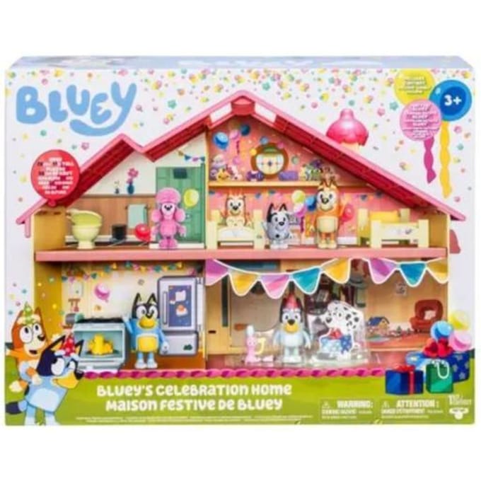 BLUEY Speelset Celebration Huis Speelfiguren & personages