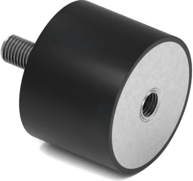 Rubbermagazijn - Trillingsdemper - Type B - 40x30mm - M8 - Set 10 stuks
