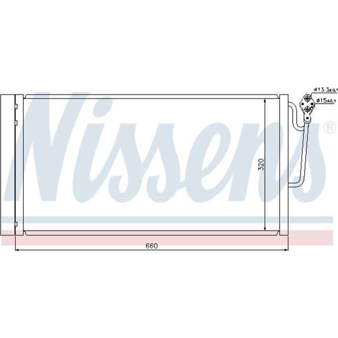 Condensor, airconditioning NISSENS 940118