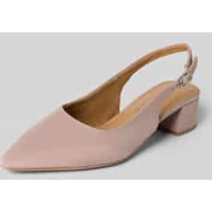 Tamaris Slingback Pumps taupe Leer - Dames - Maat 38