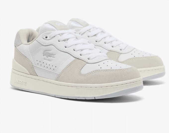 Lacoste Dames Sneaker T-clip Set 225 | Wit | Maat: 37