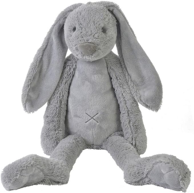 Grote Grijze Pluchen Knuffel Haas - 58 cm