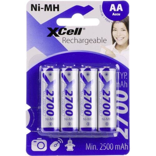 XCell X2700AA B4 Oplaadbare AA batterij (penlite) NiMH 2700 mAh 1.2 V 4 stuk(s)