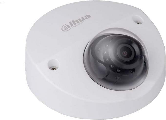 4 Megapixel Mini IP Dome Camera met H.265 en Micro SD Kaartsleuf