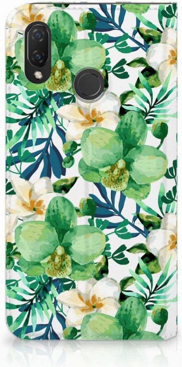 Huawei P Smart Plus Smart Cover Orchidee Groen