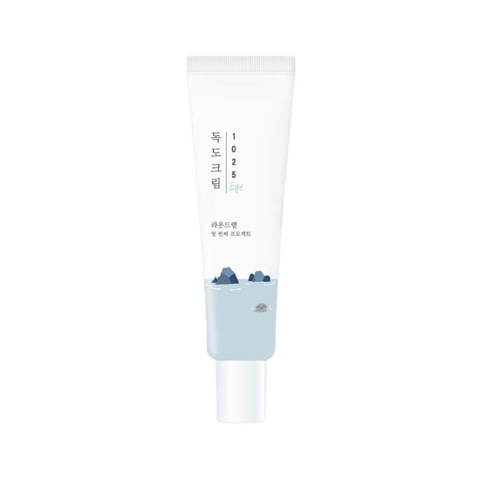 ROUND LAB 1025 Dokdo Oogcrème Hydraterende Verstevigende Oogverzorging 30ml 1 Pack (30ml) white