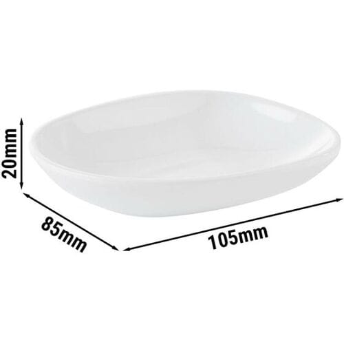 GGM Gastro (20 Stück) Teller - MINI - Melamin - 105x85mm