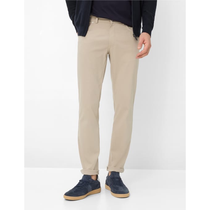 Brax Heren Jeans  Style CHUCK BEACH, beige, maat 38/30