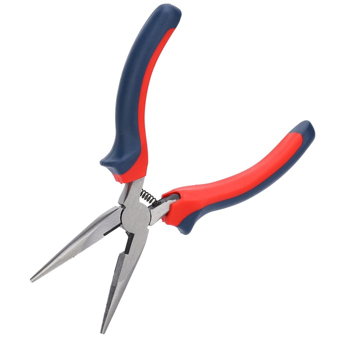 Pince Plate Professionnelle pour Fil Multifonction Sans Effort Poignée Antidérapante Outils Manuels gray
