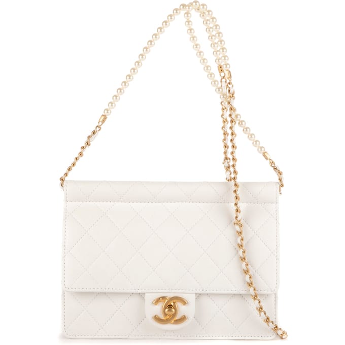 Vintage Pearl Wallet on Chain  Schoudertas