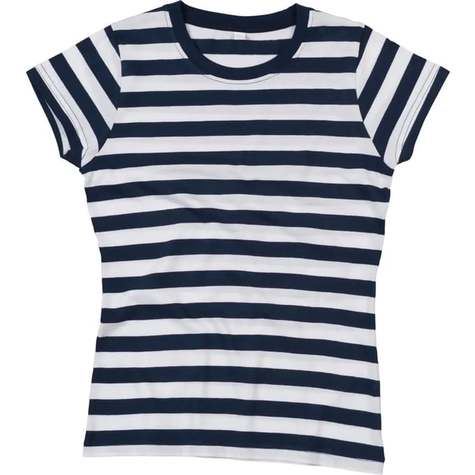 Gestreept dames-T-shirt Mantis