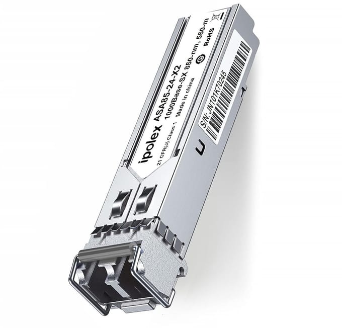 SFP Module - Mini-GBIC Transceiver - Netwerkverbinding Uitbreiden - Plug en Play - 550m Bereik - Zilver