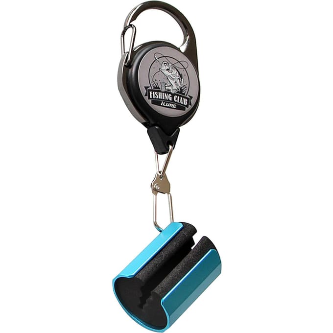 Vishengelclip Vishengelhouder Vliegvissersaccessoires Model B blauw