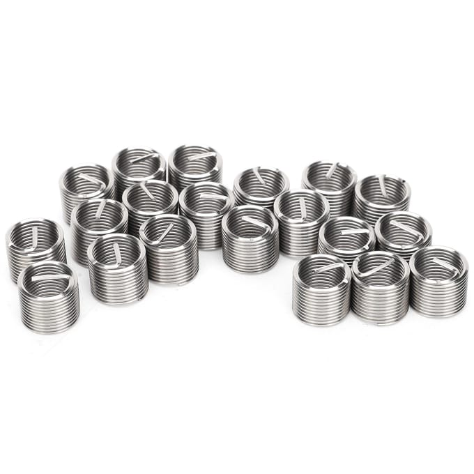 20 Pièces Réducteur d'Écrou de Réparation de Filetage Manchon de Conversion de Filetage Bague Vis de Fixation M12 x 1.251.5D