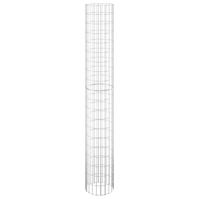 vidaXL - Gabion - paal - rond - Ø30x200 - cm - gegalvaniseerd - staal