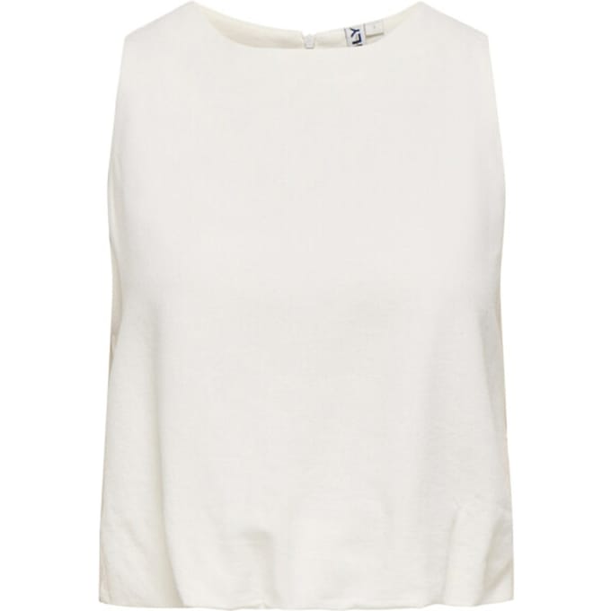 ONLY - ONLGOA S/L BALLON LINEN BL TOP CC PNT - Dames - Blouses