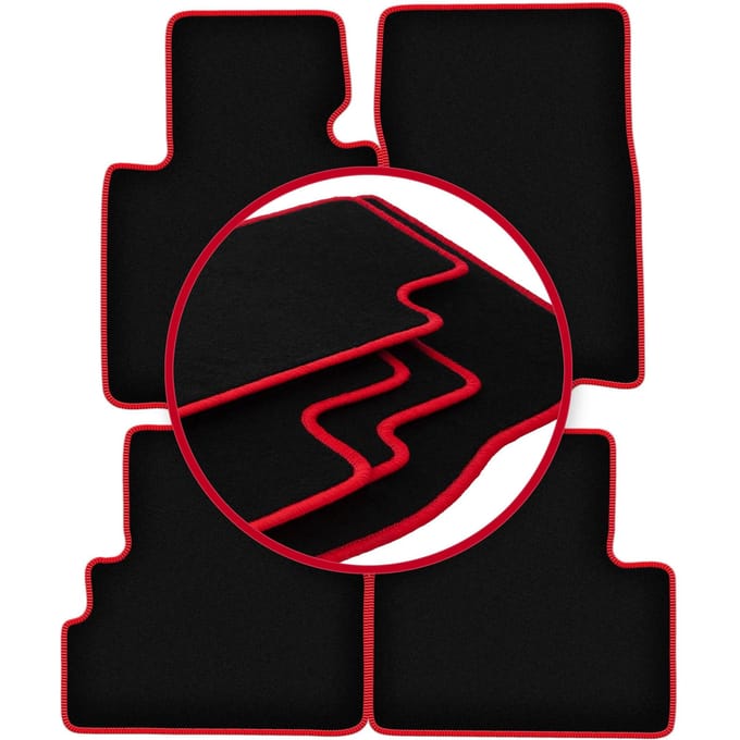 CARLUX-RED automatten voor: Infiniti QX70 SUV (2008-2017)