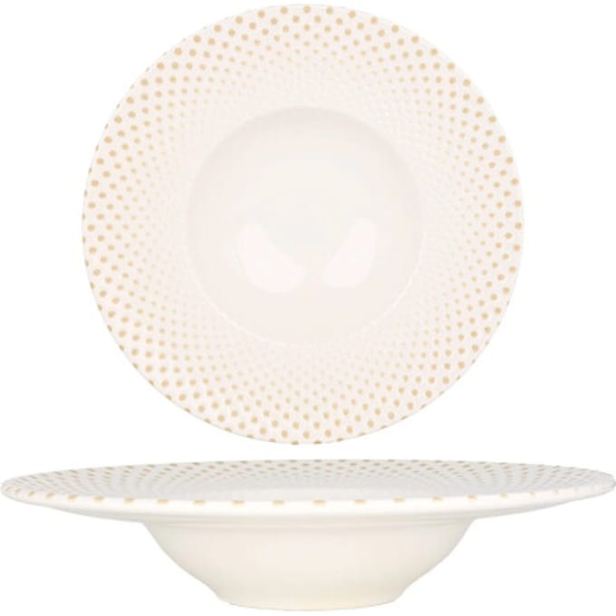 Rinart Pastabord - Punto - Porselein - 28 cm (400cc) - set van 2