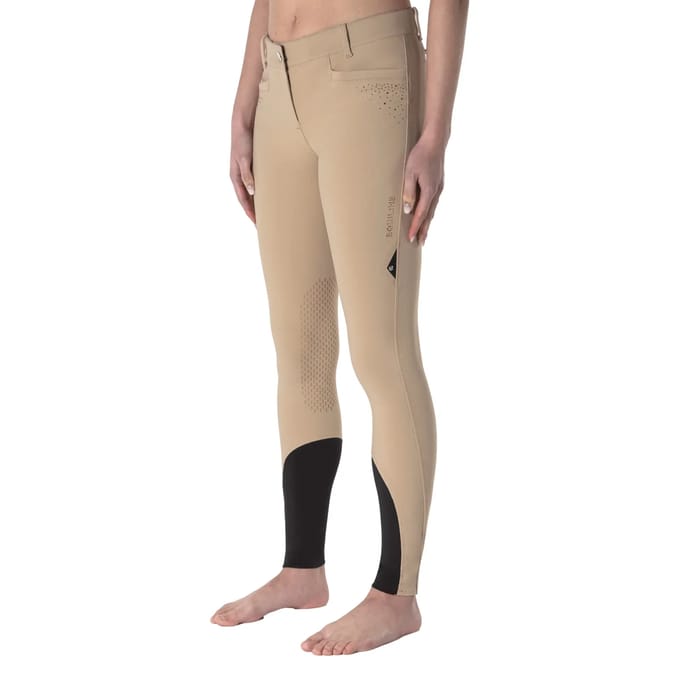 Rijbroek mid grip dames Equiline Eqash Strass