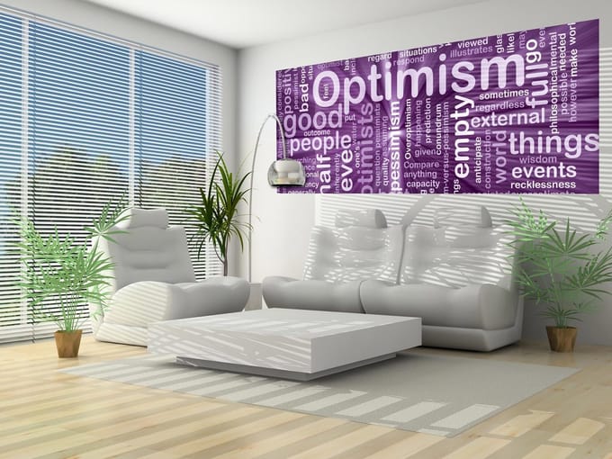 Optimism Abstract Photo Wallcovering