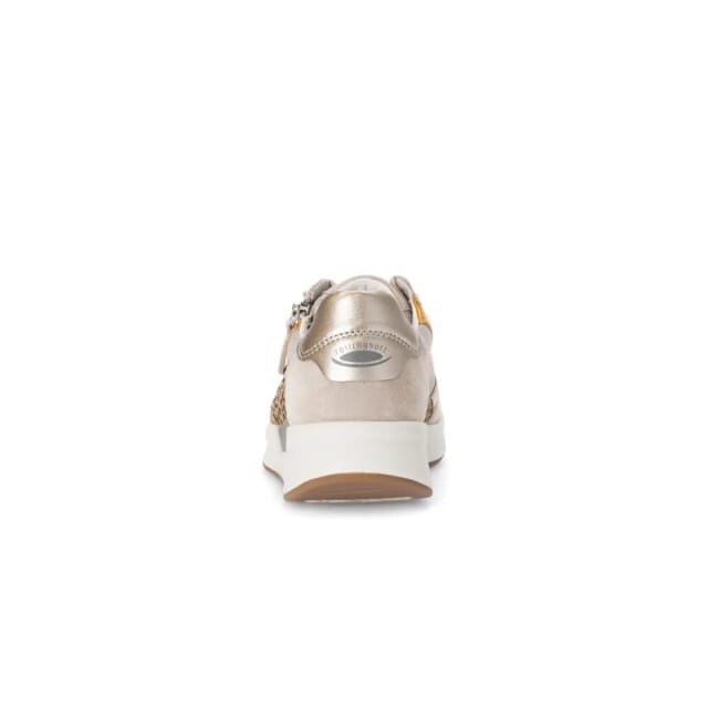 Gabor Leopard Rollingsoft Sneakers beige Textiel - Dames