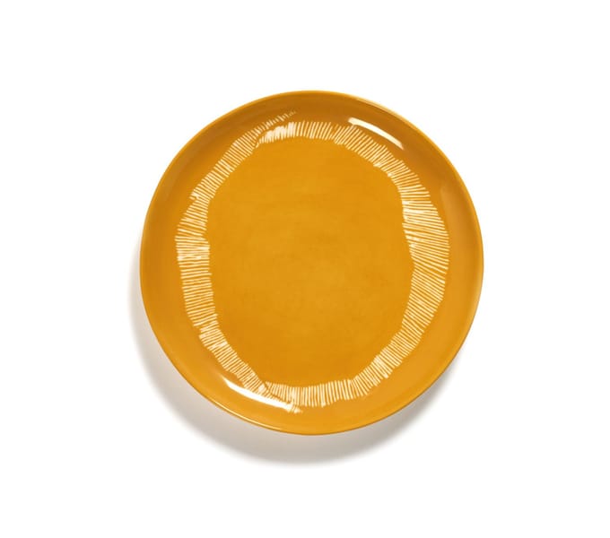 Serax Feast Bord M - Set - yellow/wit