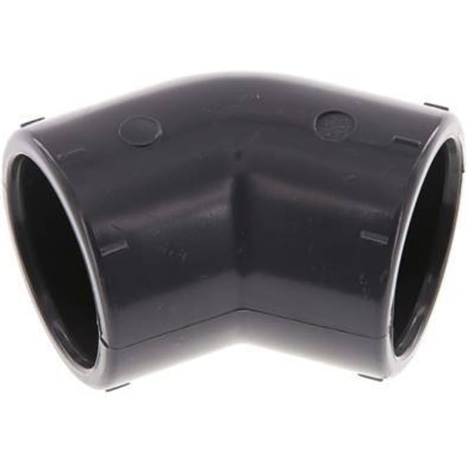 PVC 45 graden L-Fitting Lijmmof 32x41mm [2 stuks]