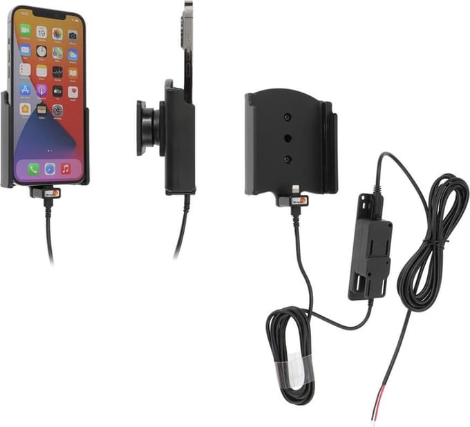 Brodit houder geschikt voor Apple iPhone 12 Pro Max / Actieve houder met vaste voeding