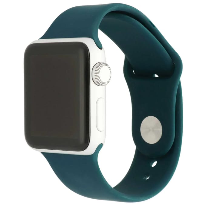 2+1 | Apple Watch Bandje - Siliconen - Donkergroen
