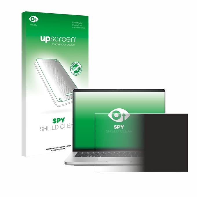 upscreen - privacy screenprotector voor Dell Pro 14 Plus PB14250 - Folie Beschermfolie Blauwlichtfilter